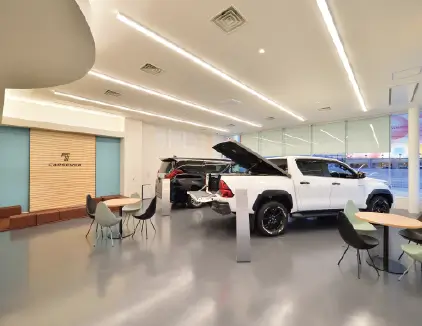旭川中古車販売店カーセブン新築工事