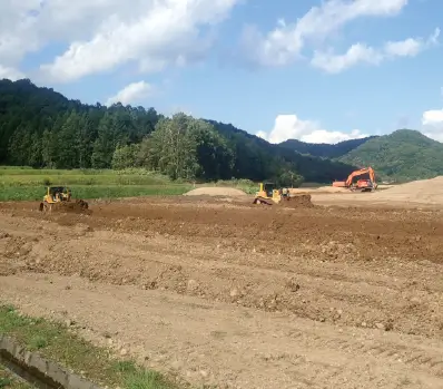 愛別地区愛別川協和2号工区区画整理工事