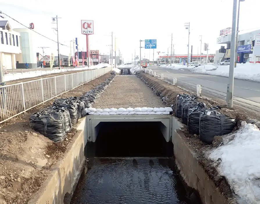 旧永山3号川上流1号幹線その6下水道新設工事