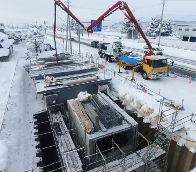 当麻永山用水地区導水幹線用水路終点工区外一連工事