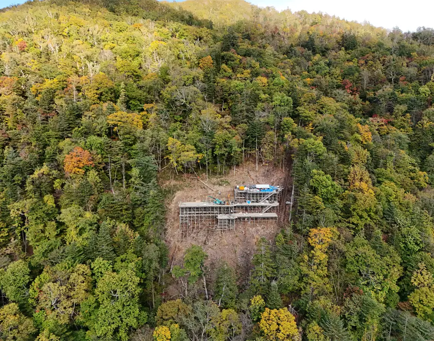 一般国道452号 美瑛町台の下山改良工事