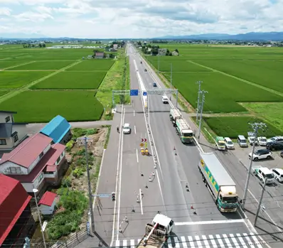 （1）鷹栖東神楽線 道路改築工事2工区